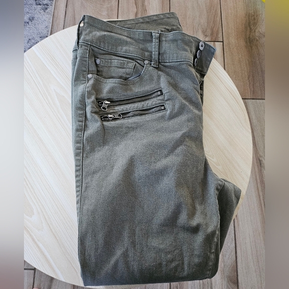 Torrid Women's Legging Feel the Fit  Olive Green Super Soft Pants size 20T. - Picture 14 of 15